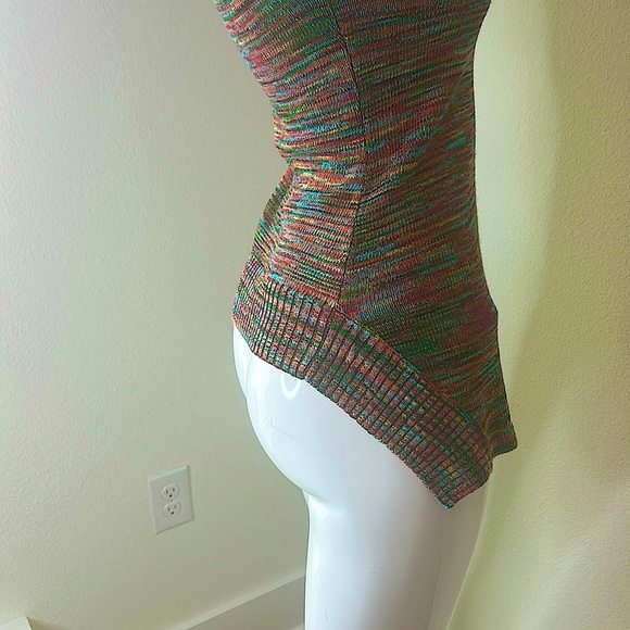 Gianni Bini women’s sleeveless sweater multicolored pattern Size S - Picture 6 of 9